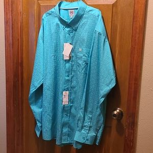 Cinch long sleeve button up